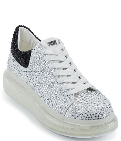 platform sneakers with bling.